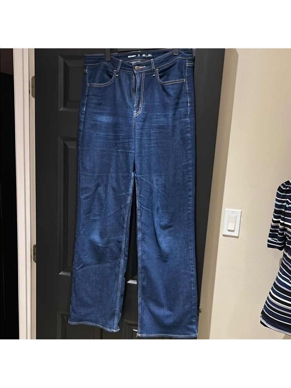 Old Navy Blue Flare Wide Leg Jeans